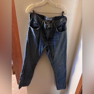 Carhartt Men's Dark Blue Slim Jeans